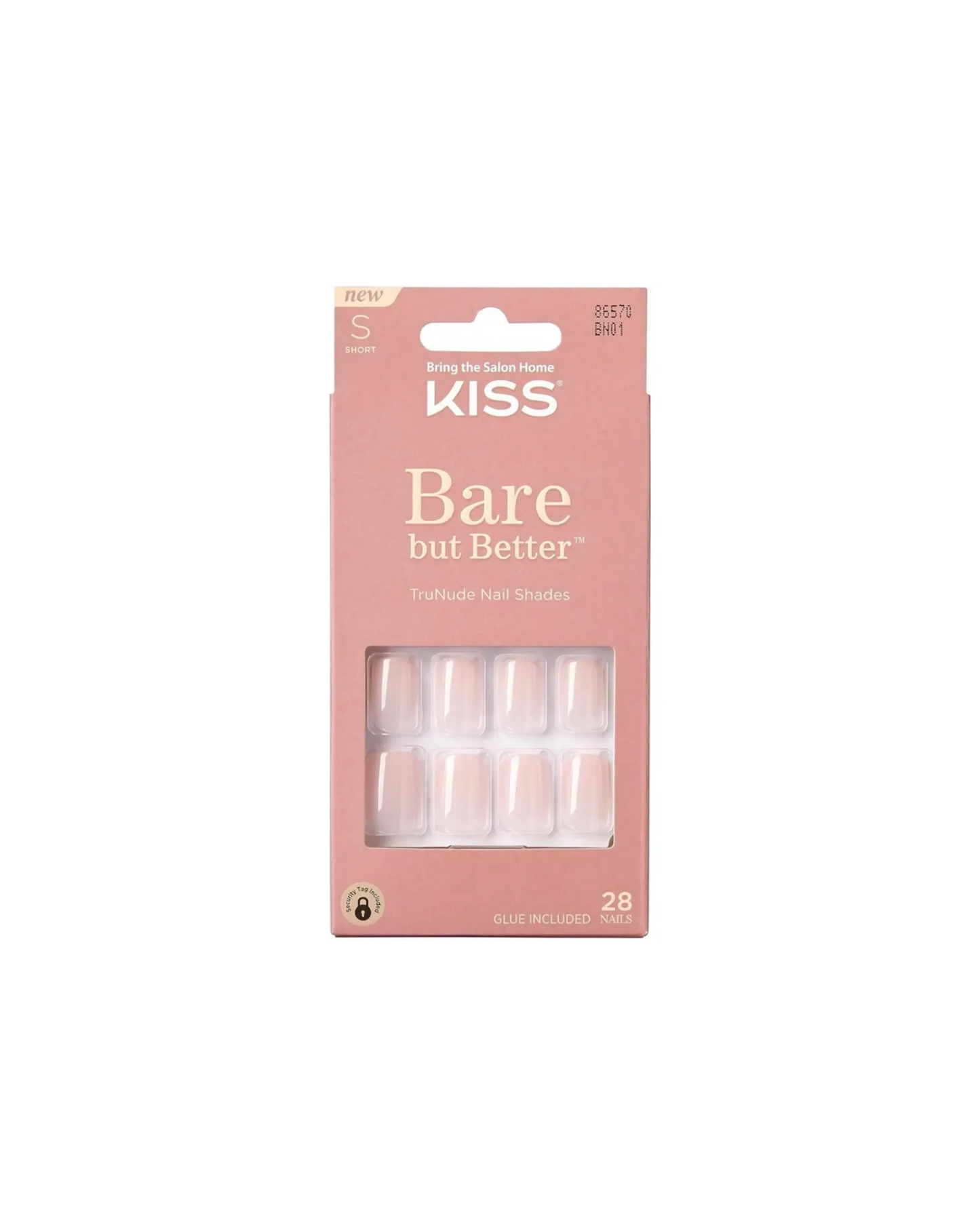 KISS Bare But Better Nails Nudies 28pk