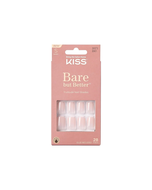 KISS Bare But Better Nails Nudies 28pk