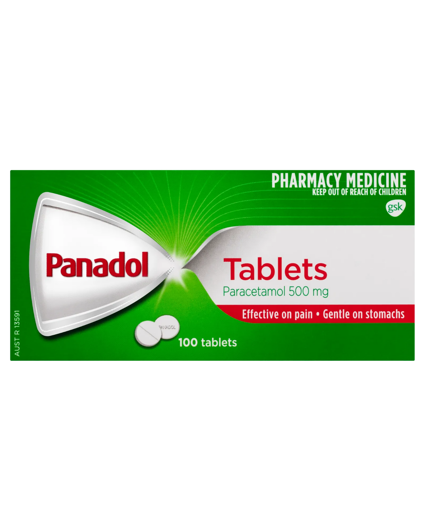 Panadol 500mg Tabs 100s