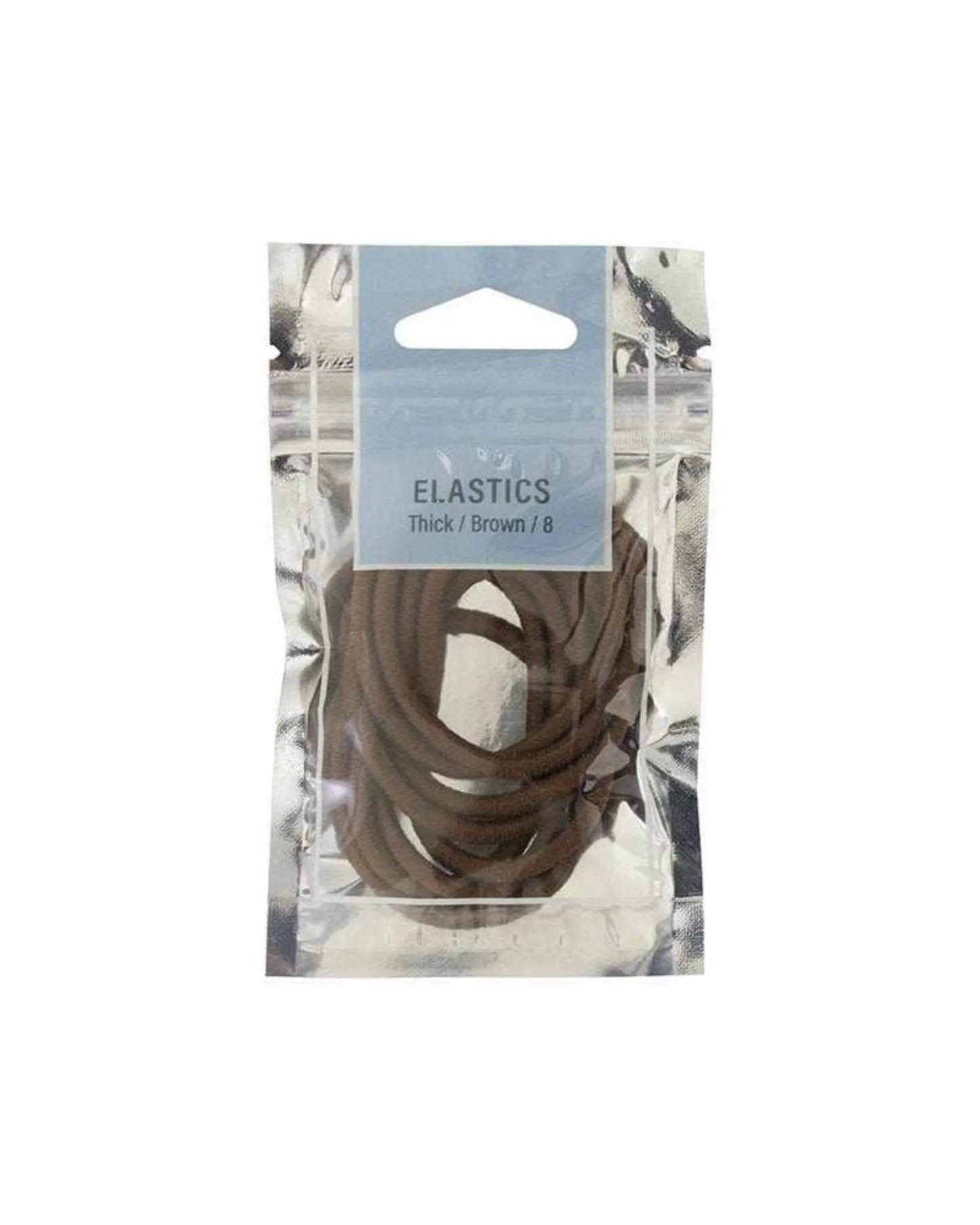 Mae Elastic Thick Brown 8pk