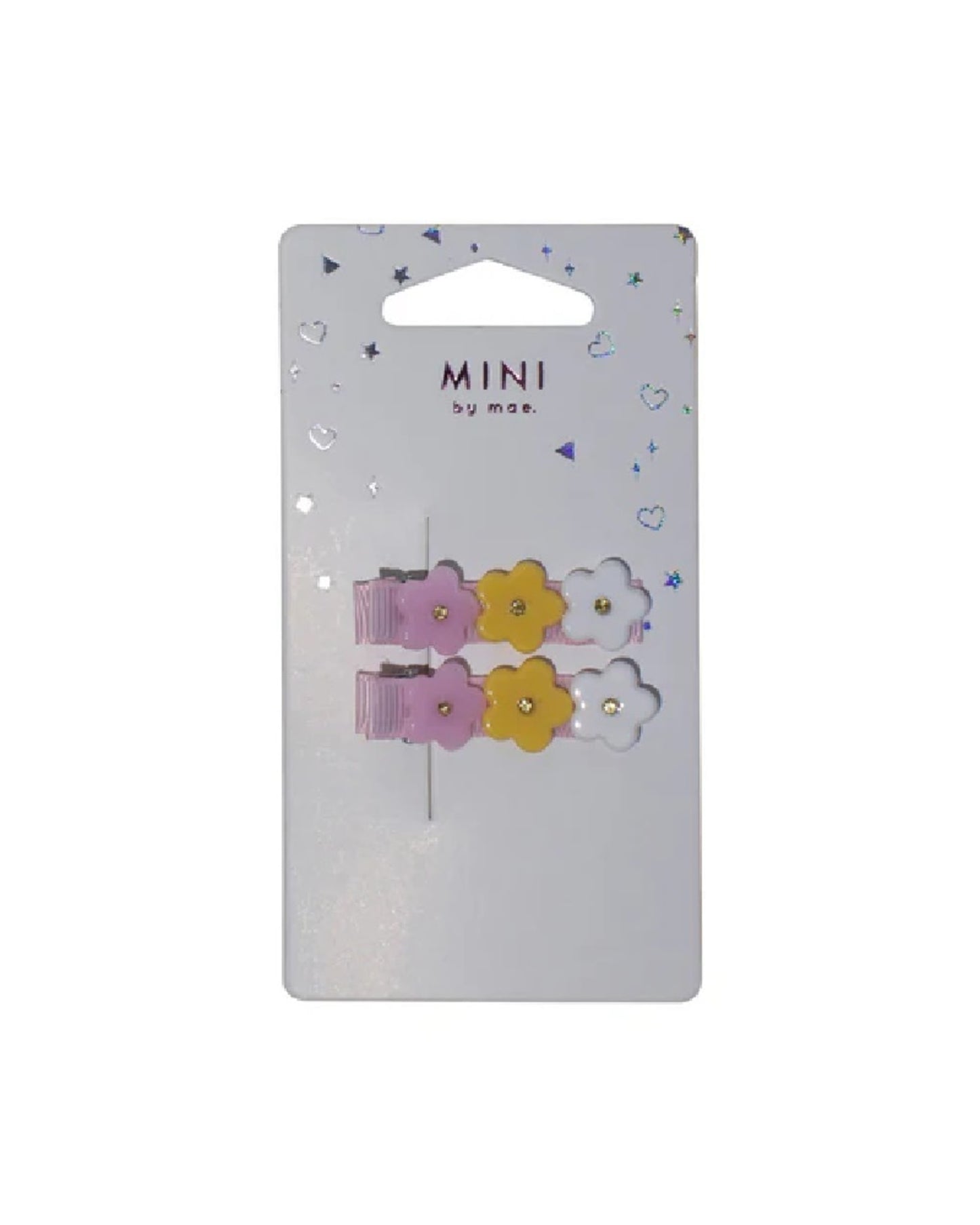 Mini By Mae Alligator Clip Daisy Trio 2pk