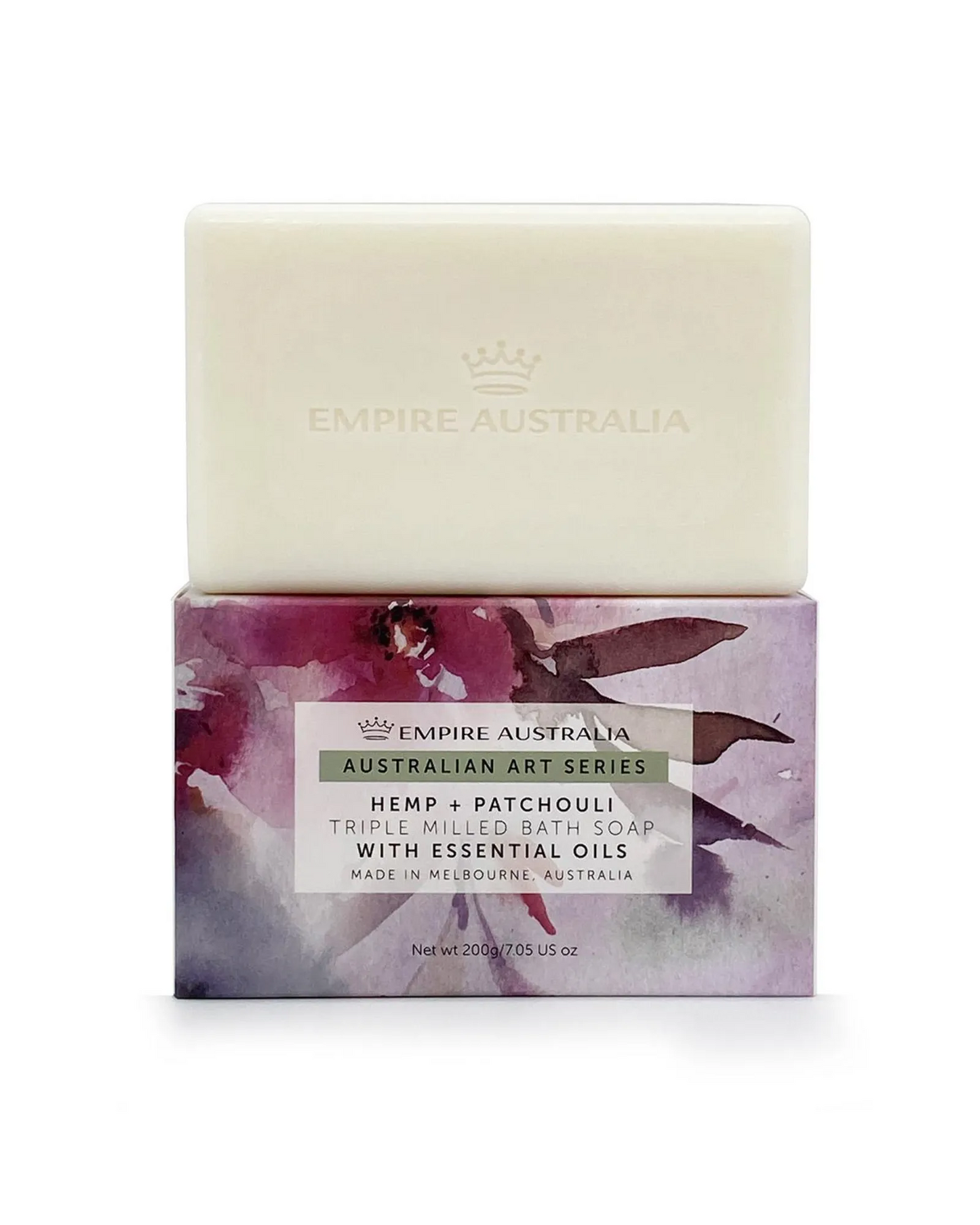 Australian Art Hemp & Patchouli Soap 200g