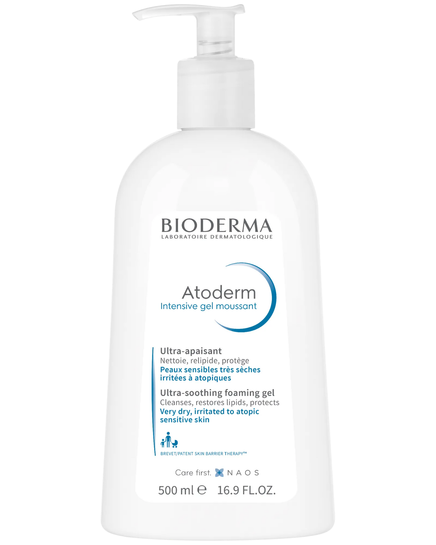 Bioderma Atoderm Intensive Gel Moussant Hydrating Foaming Cleanser 500ml