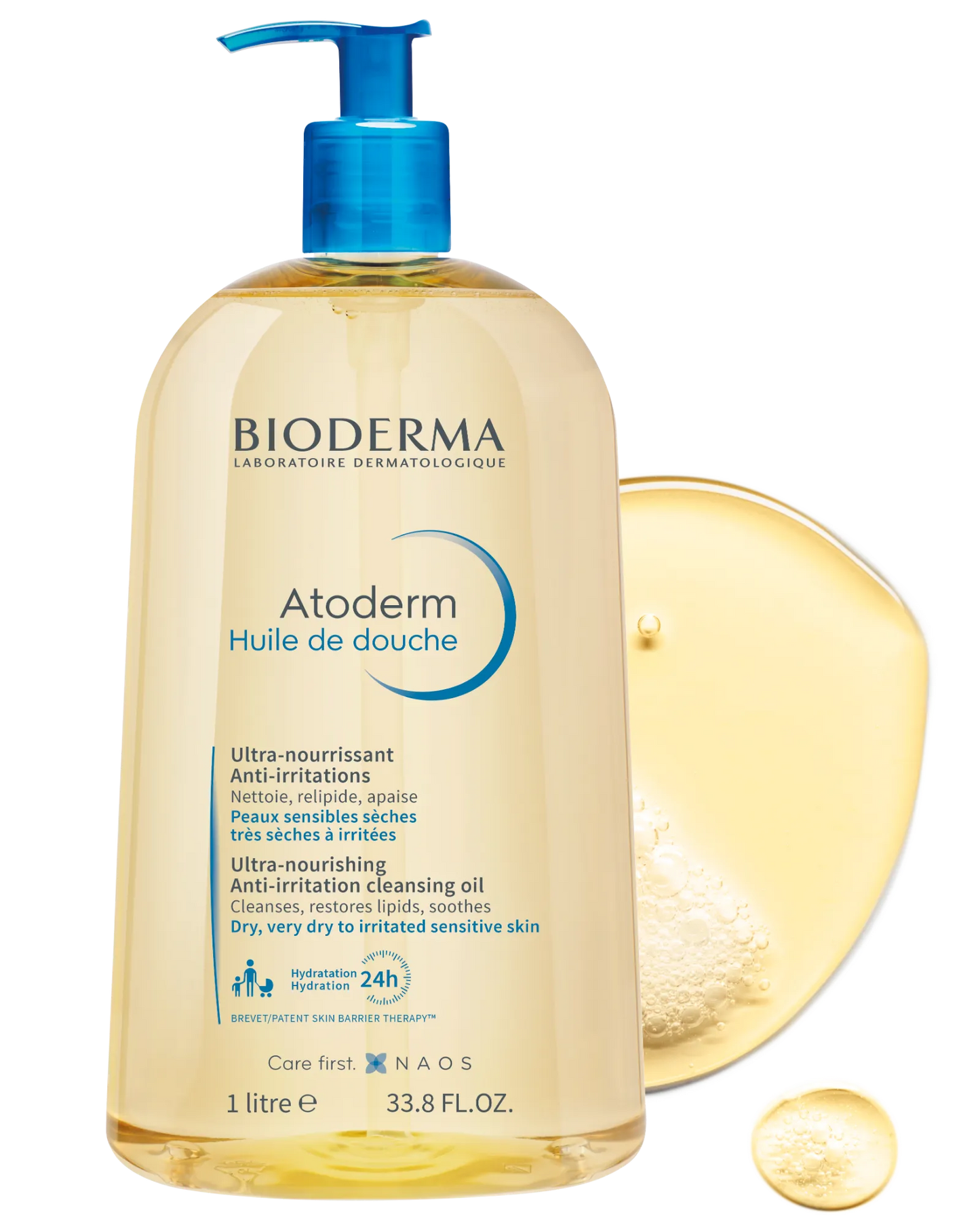 Bioderma Atoderm Ultra-Nourishing Shower Oil Cleanser 1L