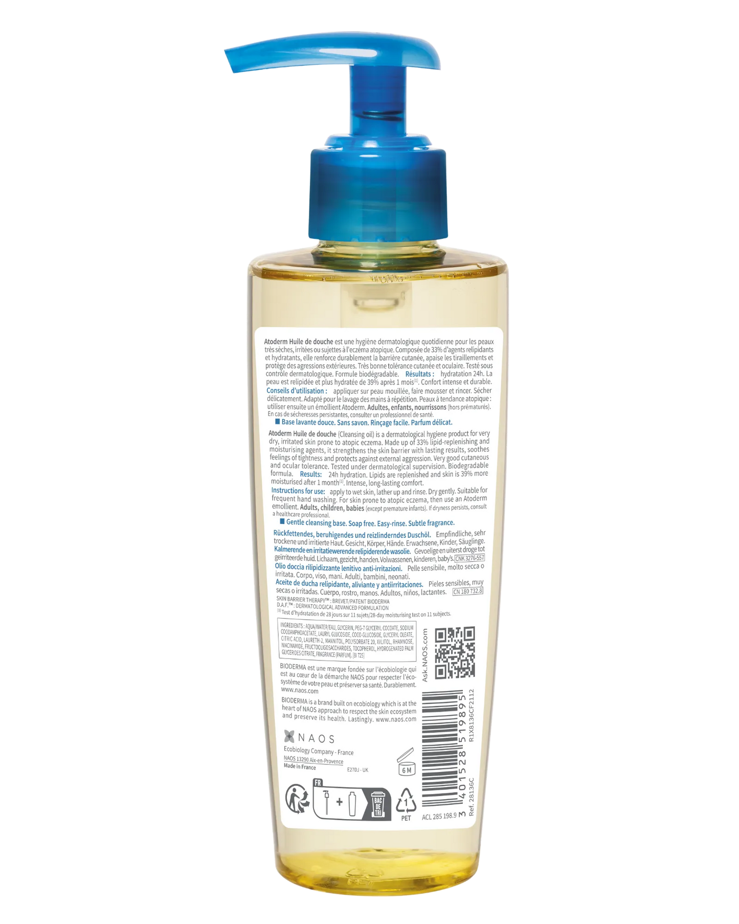 Bioderma Atoderm Ultra-Nourishing Shower Oil Cleanser 200ml