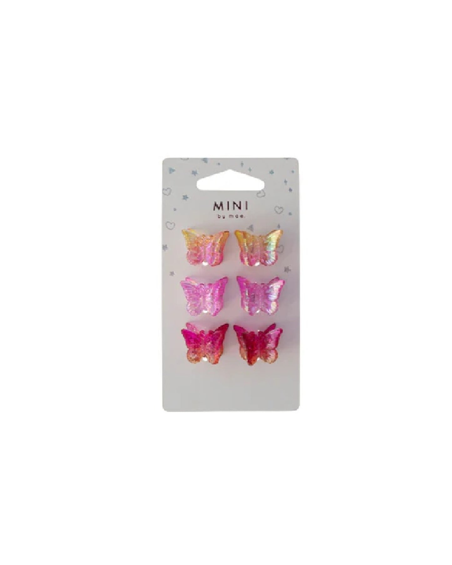 Mini By Mae Butterfly Clips Dusk 6pk