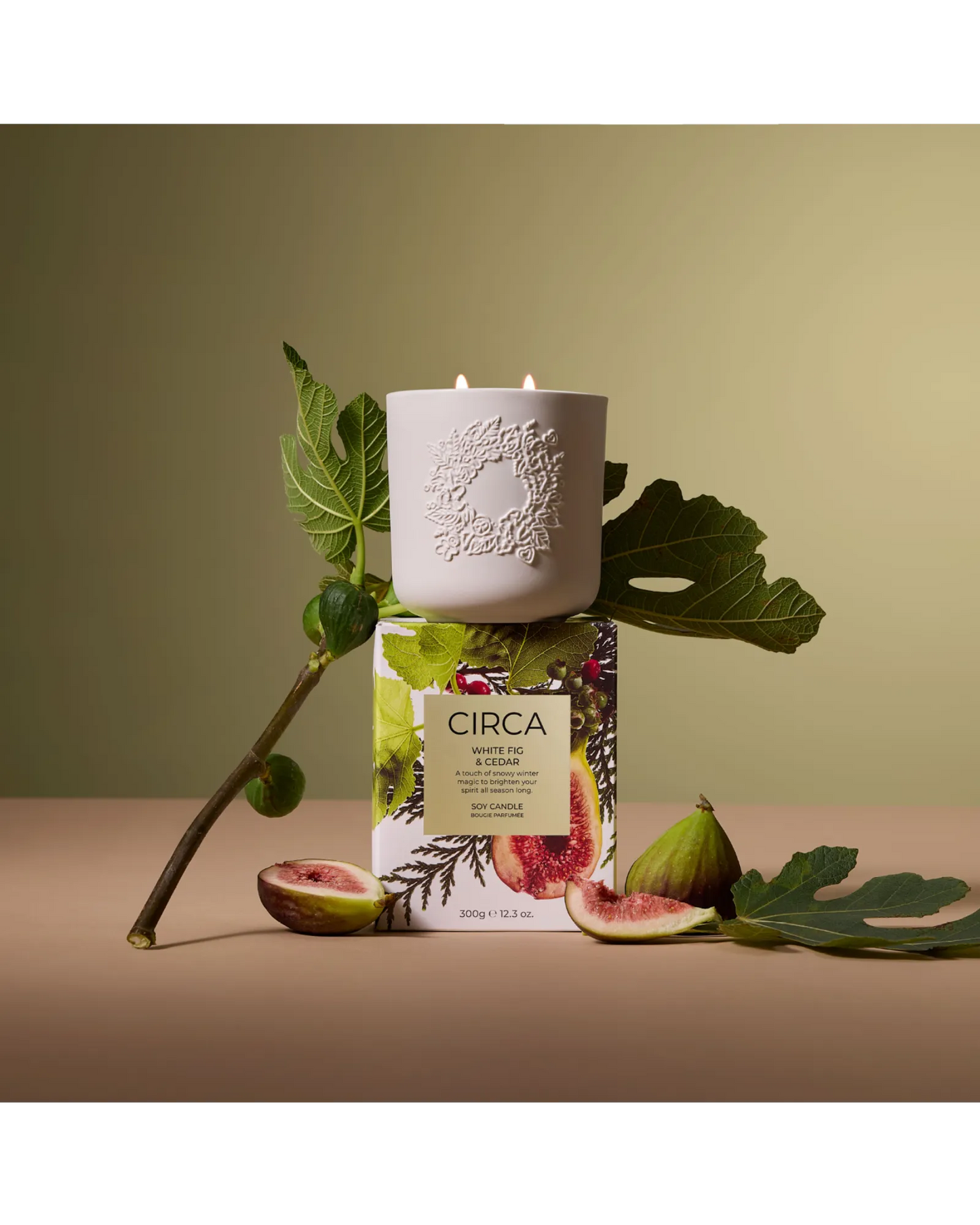 Circa White Fig & Cedar Candle 300g