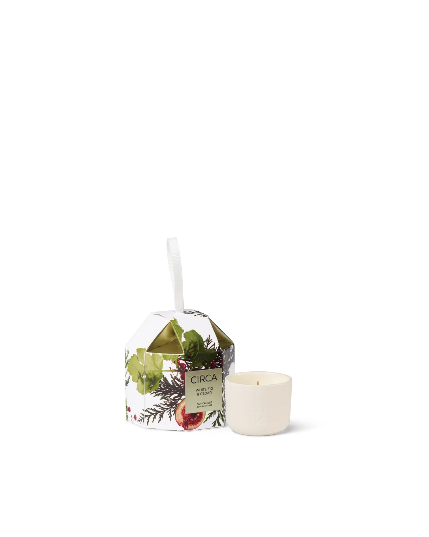 Circa Bauble White Fig & Cedar Candle 70g