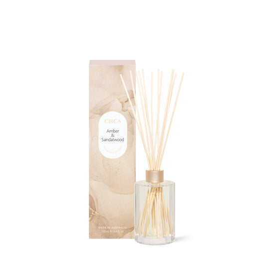Circa, Amber & Sandalwood, Diffuser, decor