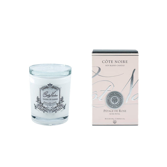 Cote Noire, candle, decor, rose petal
