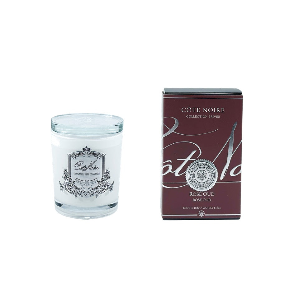 Cote Noire, candle, decor, Rose Oud
