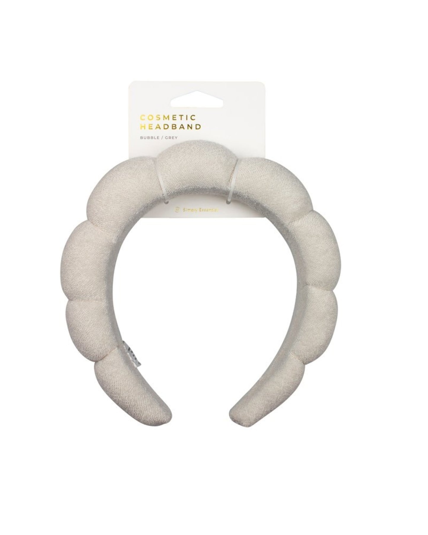 Simply Essential Cosmetic Headband Bubble Grey