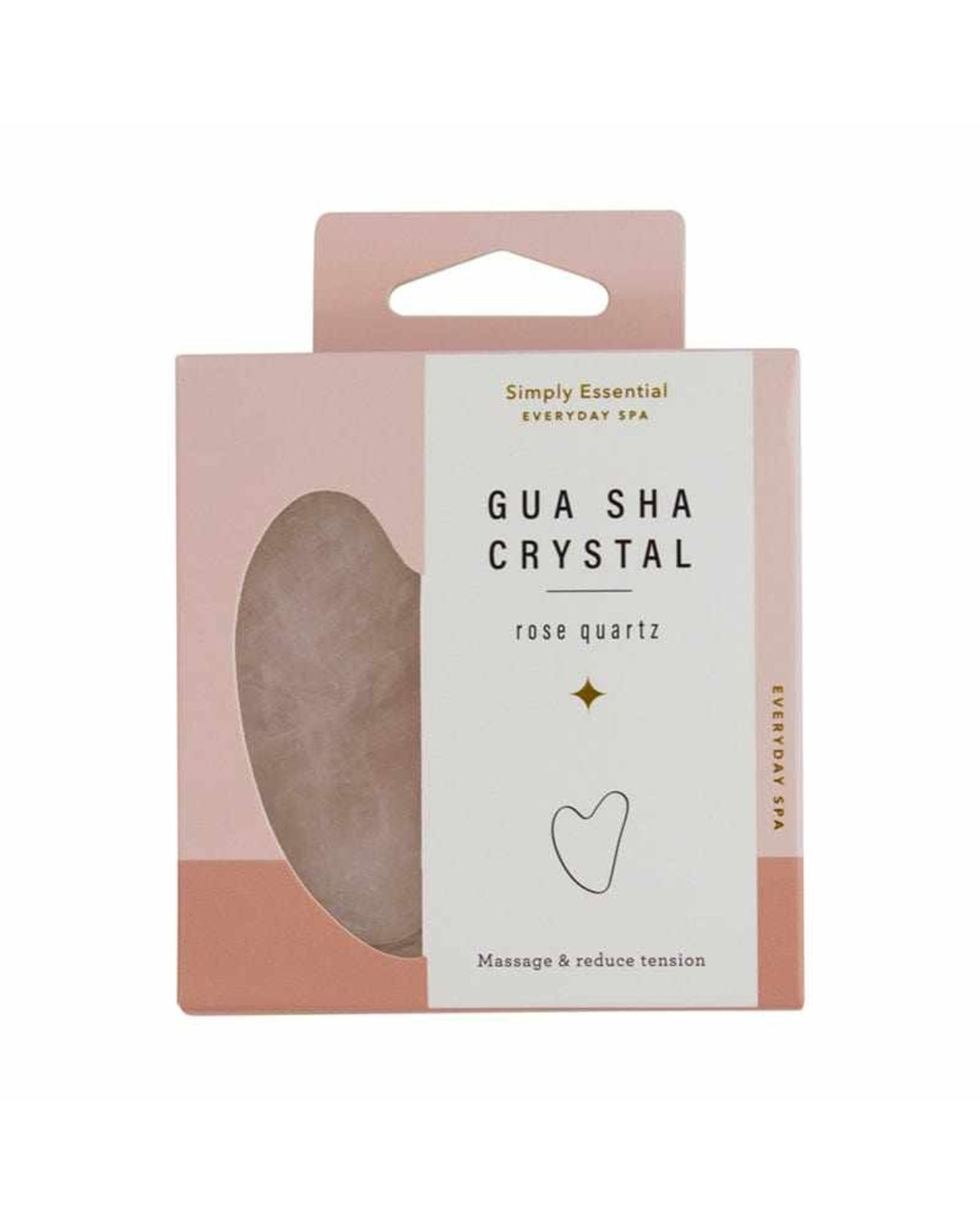 Simply Essential Crystal Gua Sha Rose Quartz