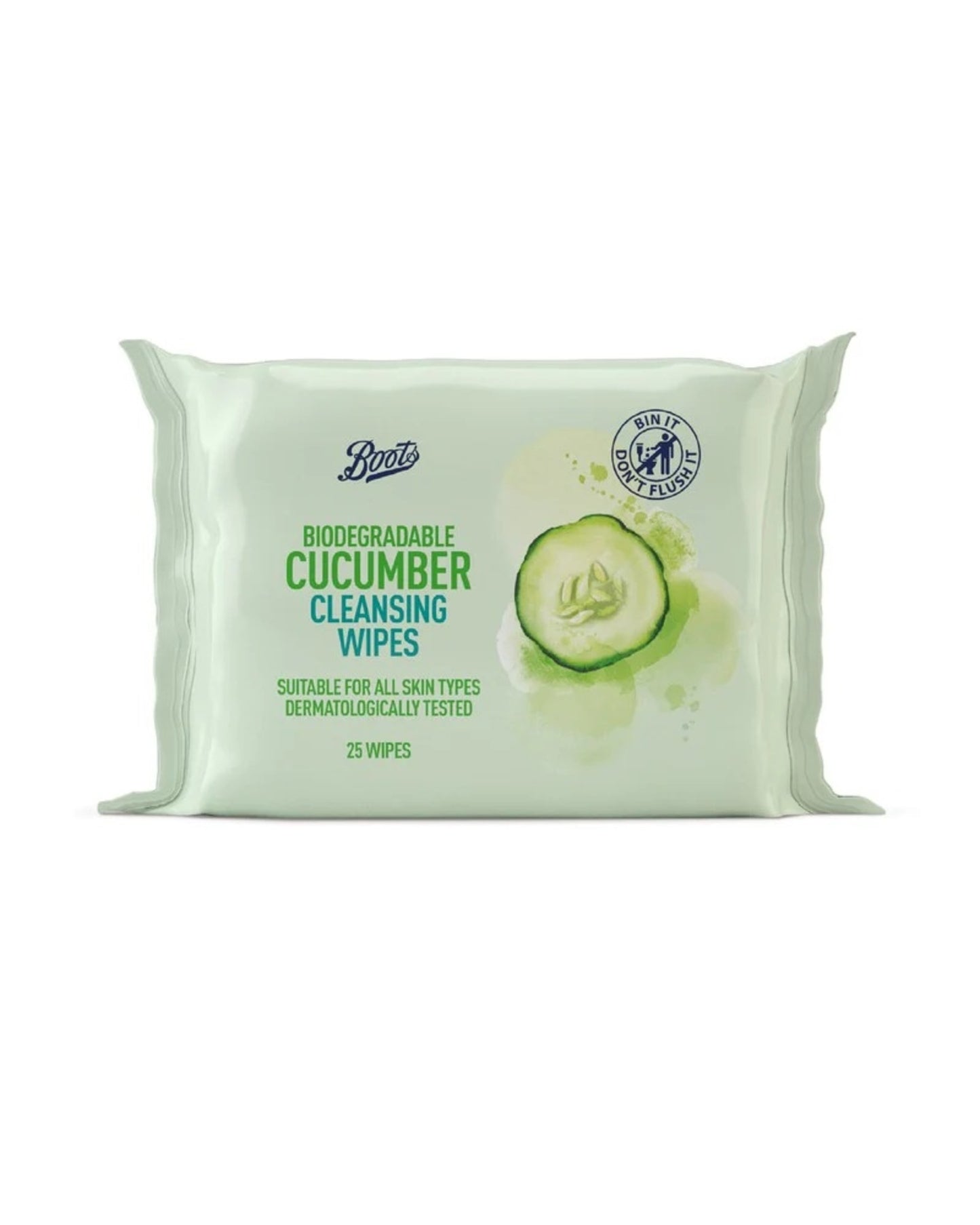 Boots Biodegradable Cucumber Cleansing Wipes 25pk