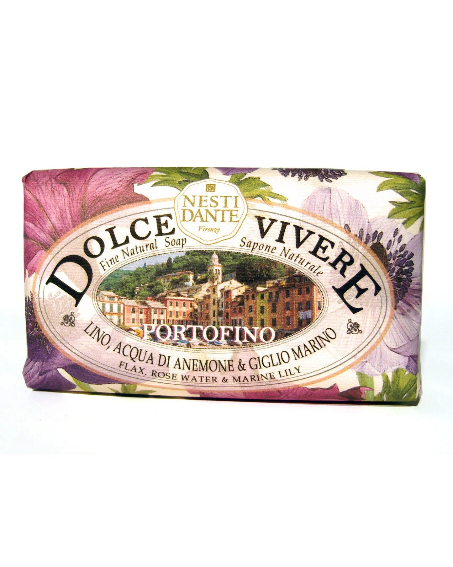 Nesti Dante, Bar Soap, Dolce Vivere, Portofino, Flax, Rose Water, Lily, Gift