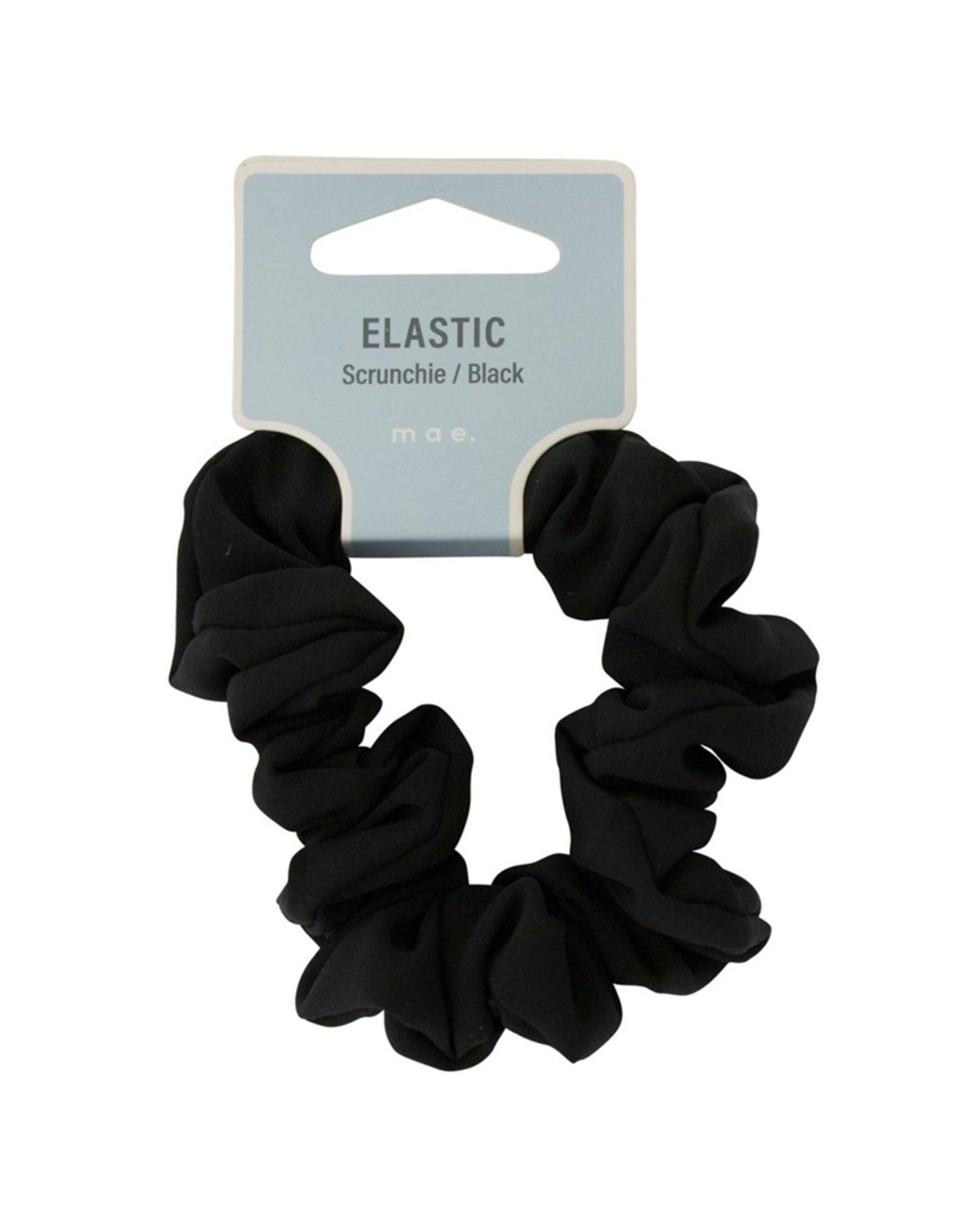 Mae Elastic Scrunchie Black