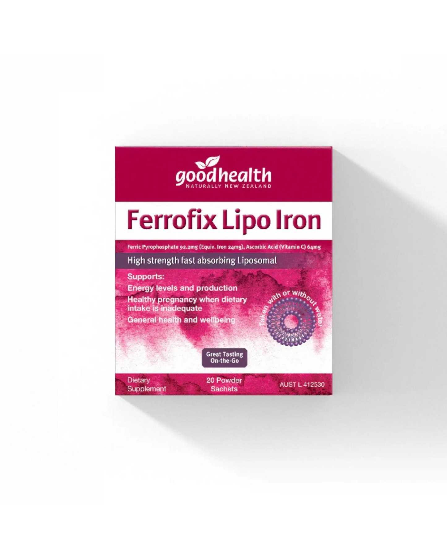 Good Health Ferrofix Lipo Iron 20 Sachets
