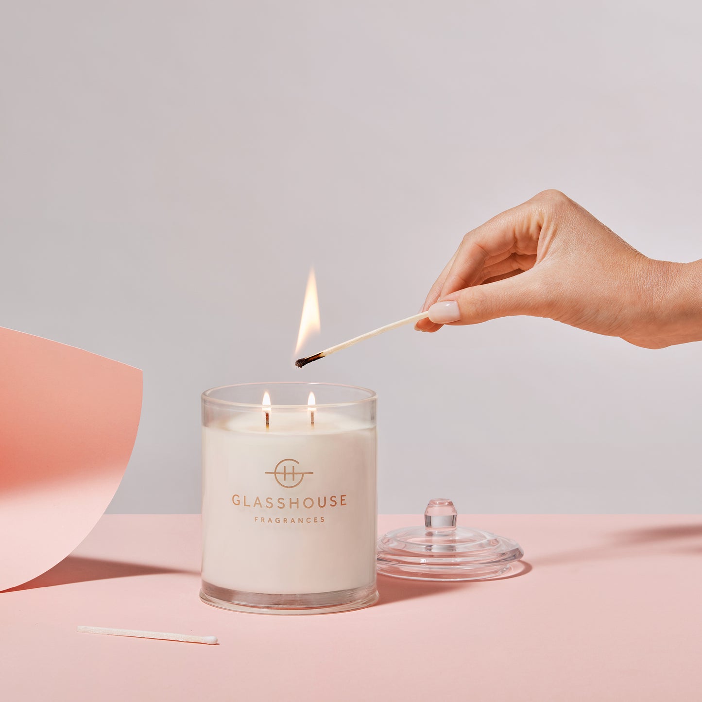 Glasshouse Diving Into Cyprus 380g Triple Scented Soy Candle