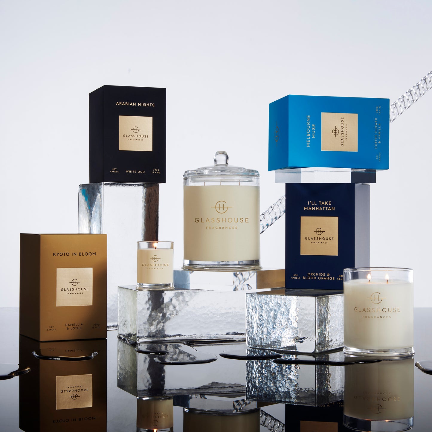 Glasshouse Melbourne Muse 380g Triple Scented Soy Candle