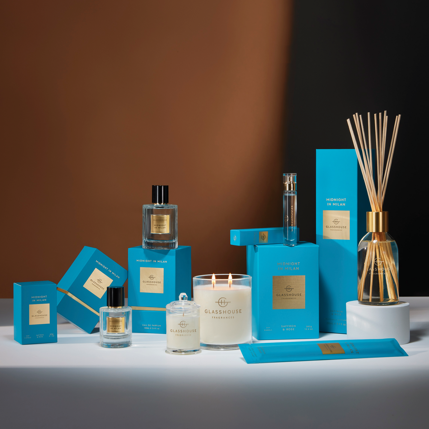 Glasshouse Midnight In Milan 250ml Fragrance Diffuser