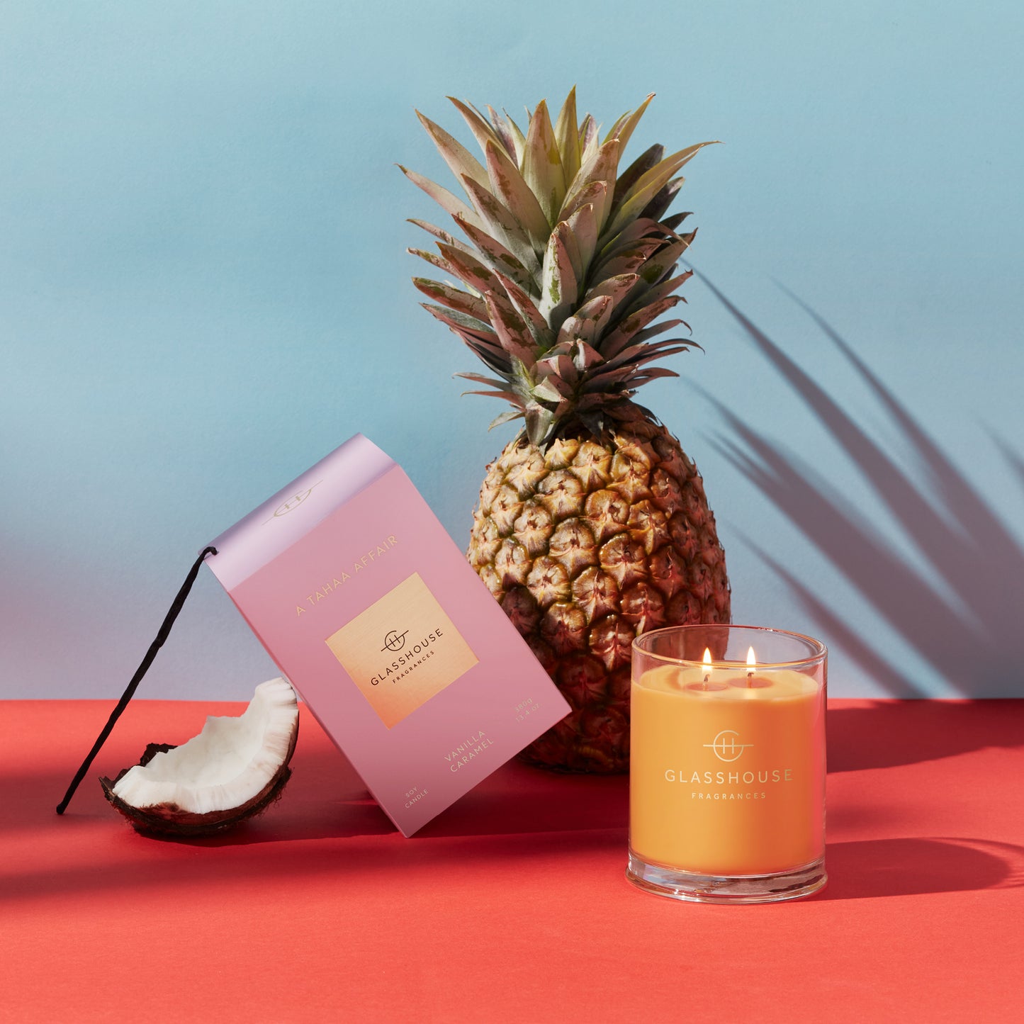 Glasshouse A Tahaa Affair 380g Triple Scented Soy Candle