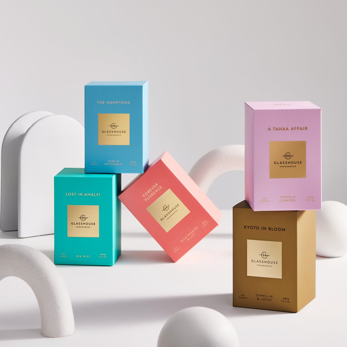 Glasshouse The Hamptons 380g Triple Scented Soy Candle