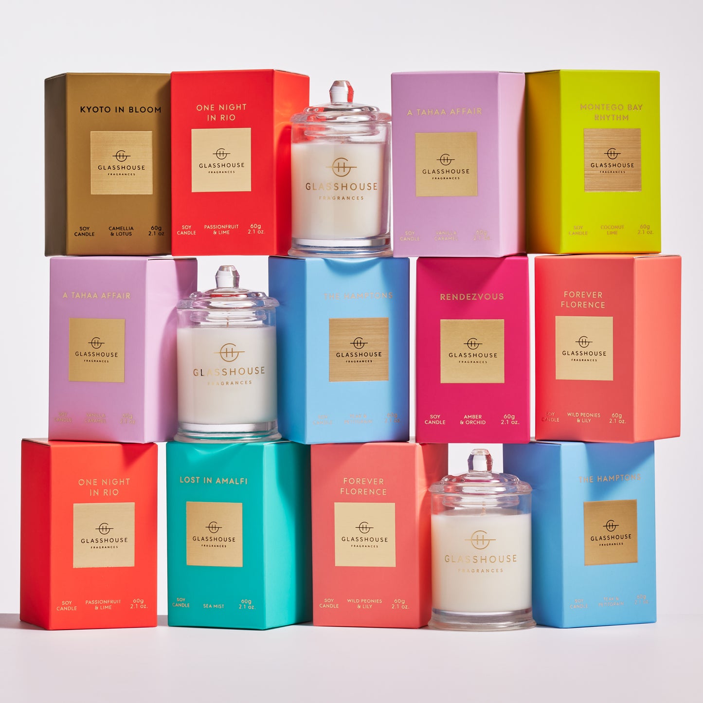 Glasshouse The Hamptons 60g Triple Scented Soy Candle