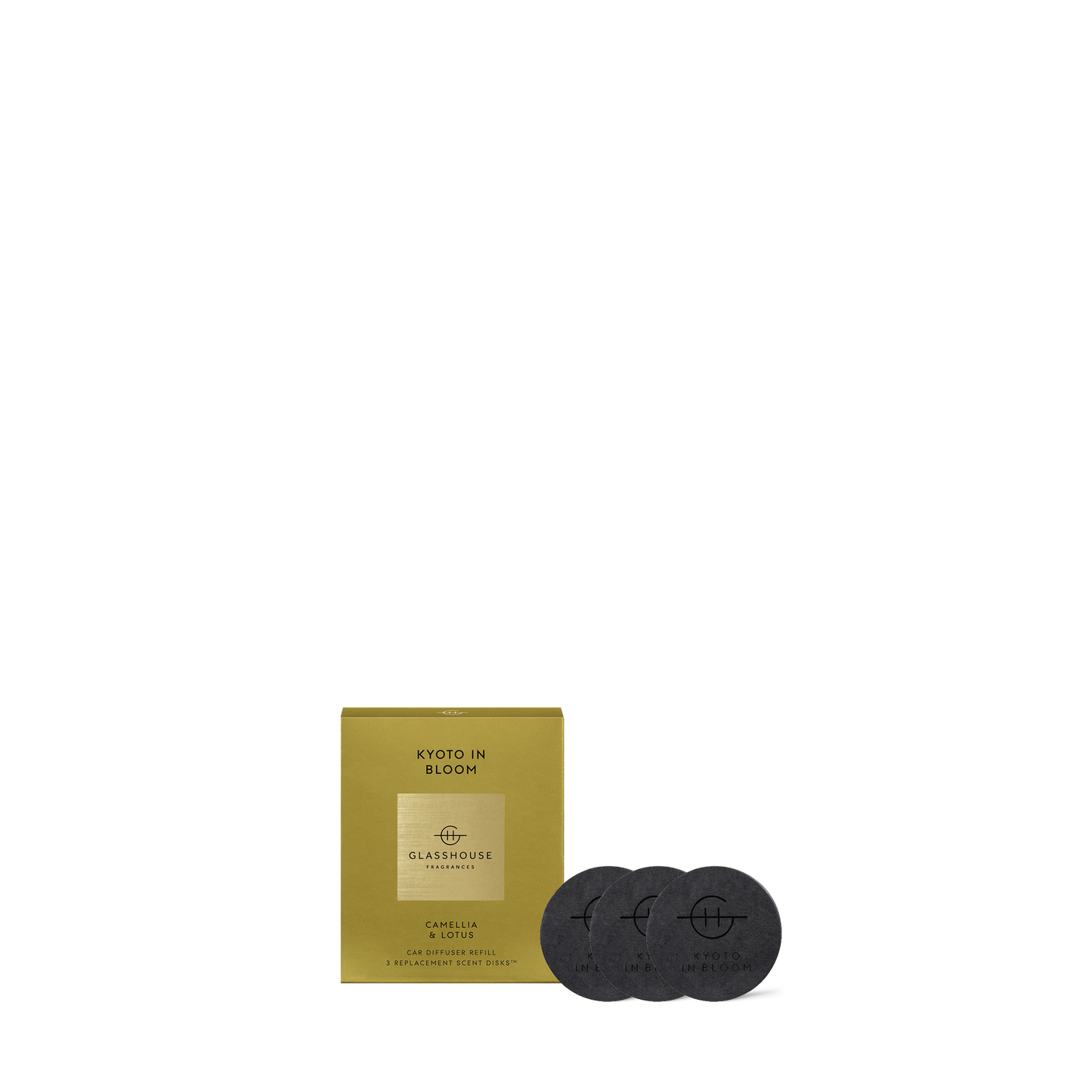 Glasshouse Fragrances, glasshouse, car diffuser, Kyoto In Bloom, refill, decor