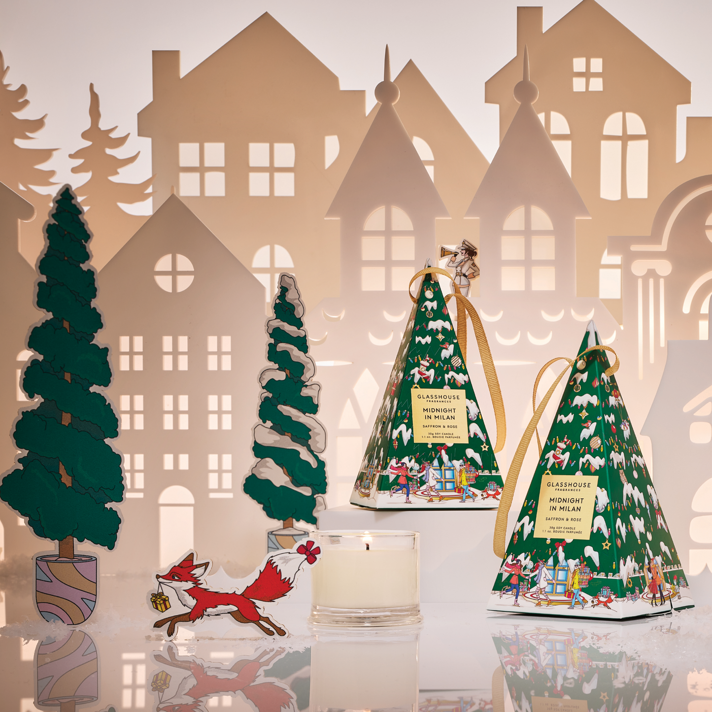 Glasshouse Midnight In Milan Candle Bauble 30g