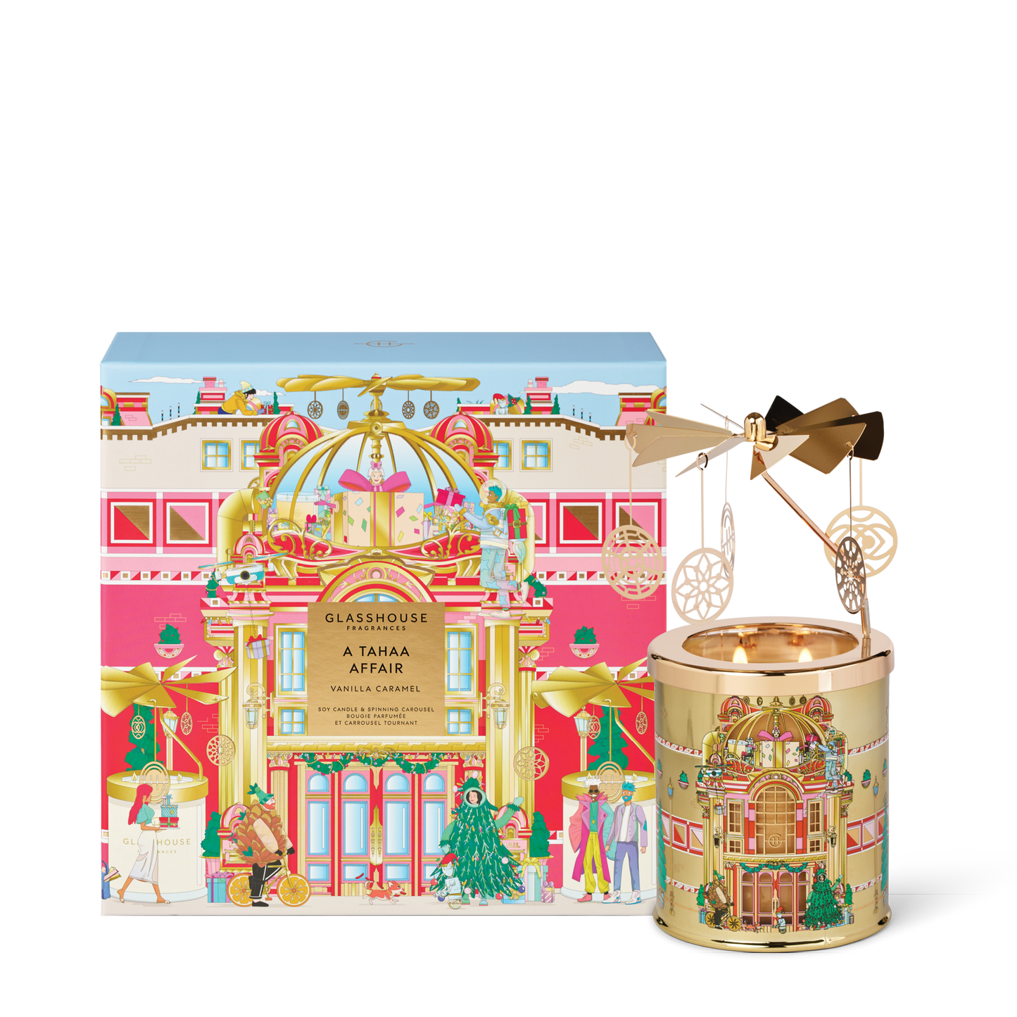 Glasshouse A Tahaa Affair Spinning Carousel Gift Set