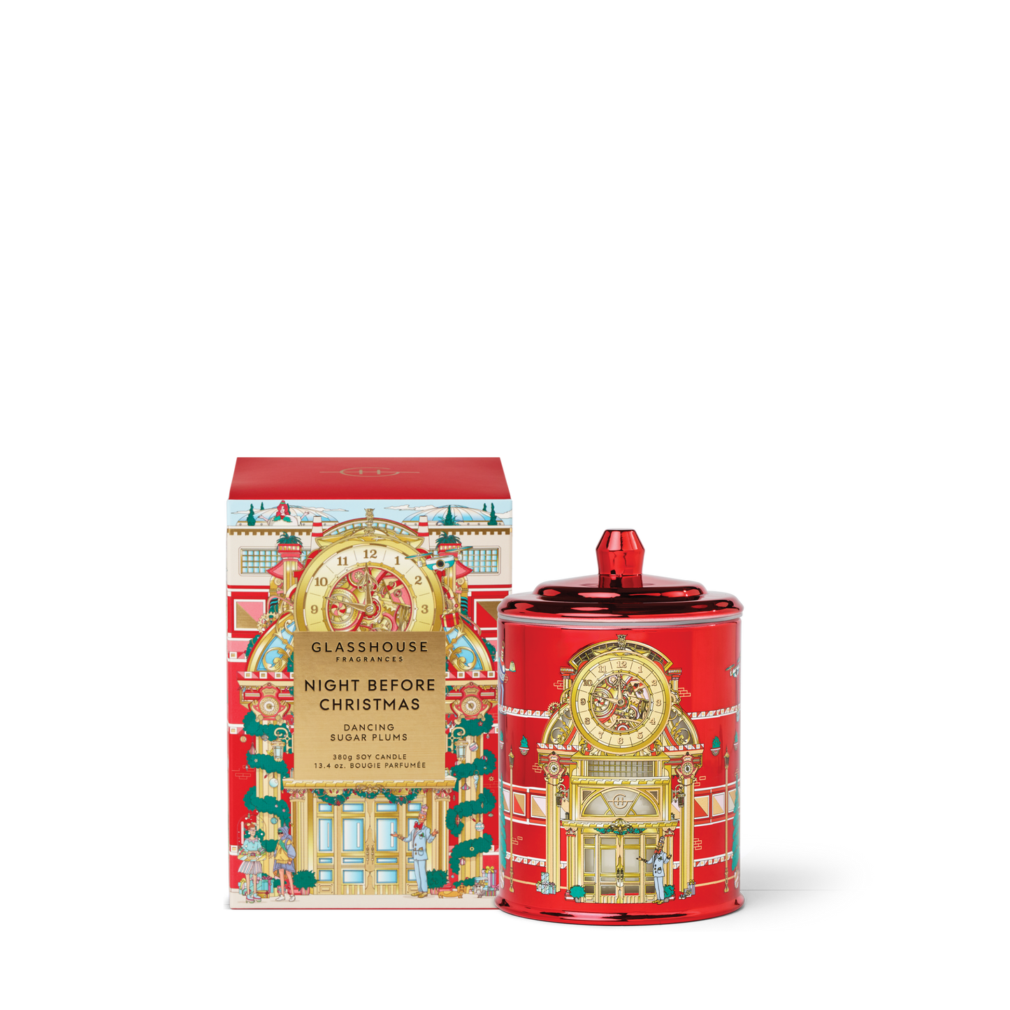 Glasshouse Night Before Christmas 380g Triple Scented Soy Candle