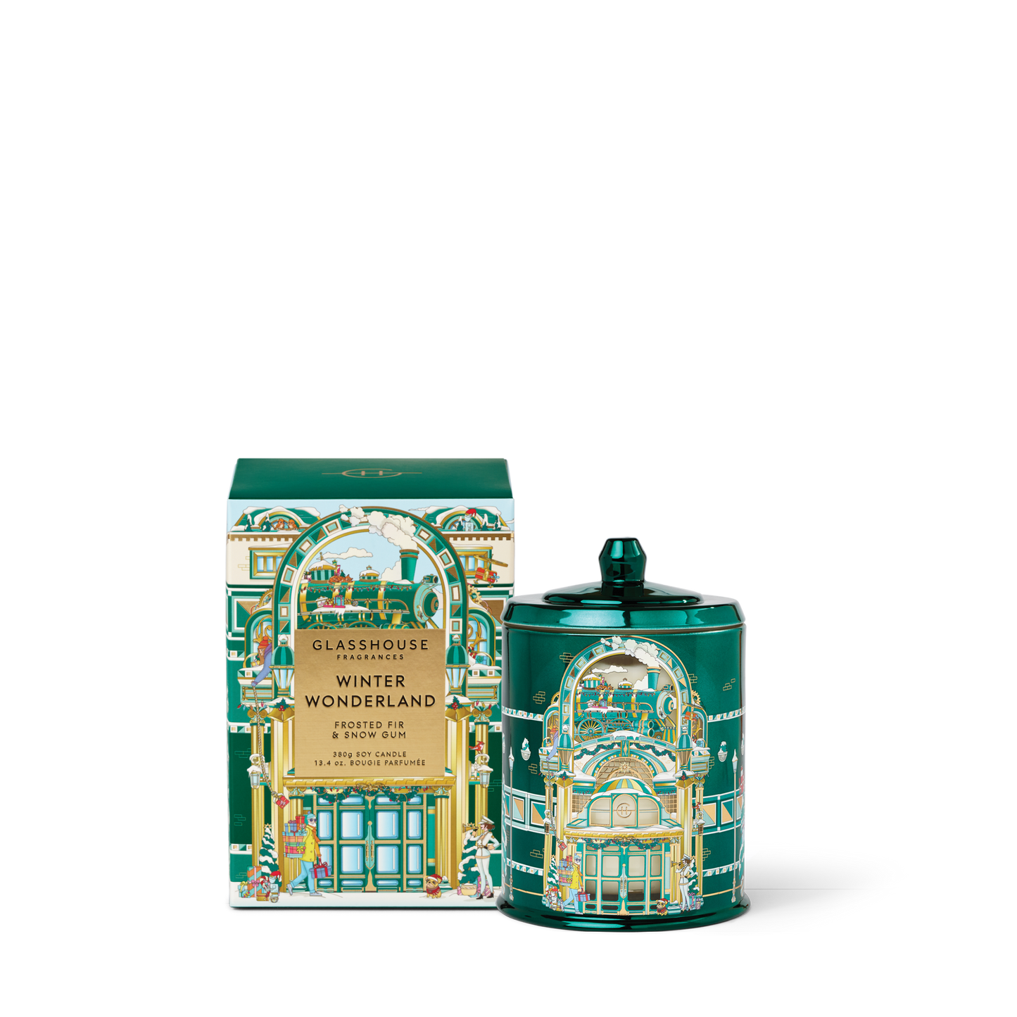 Glasshouse Winter Wonderland 380g Triple Scented Soy Candle