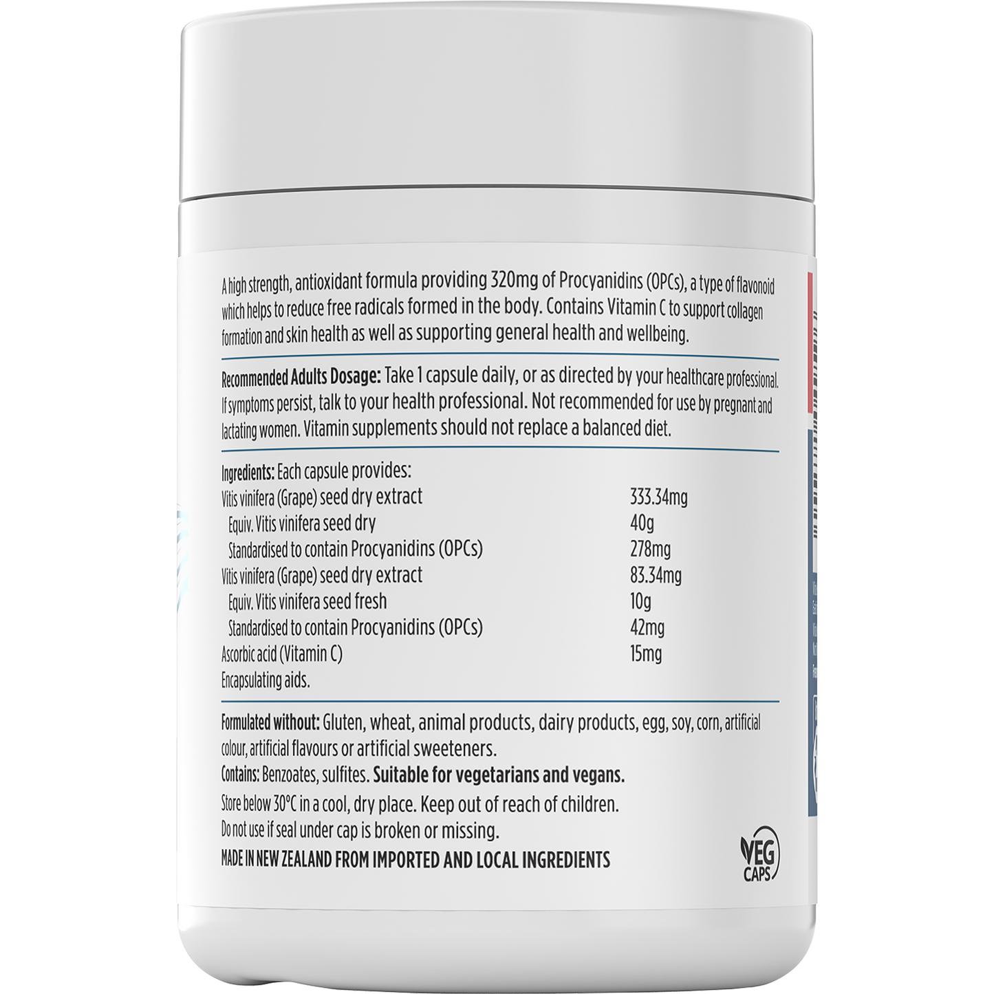 Nutra-Life Grape Seed 50,000+ 120 Capsules