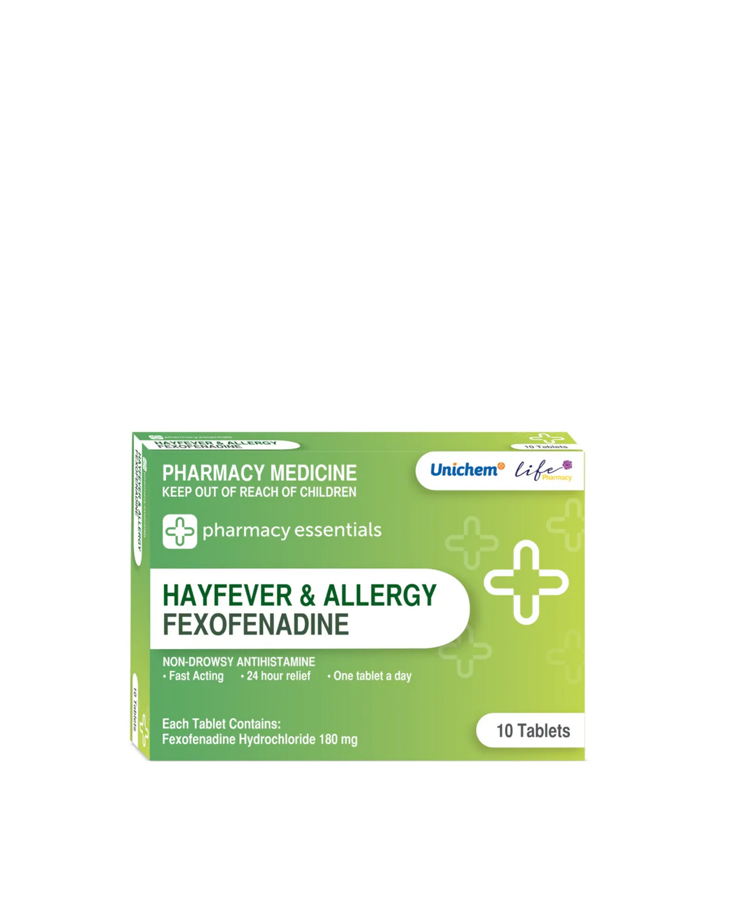 Pharmacy Essentials Fexofenadine 180mg Tablets 10s