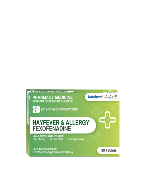 Pharmacy Essentials Fexofenadine 180mg Tablets 30s