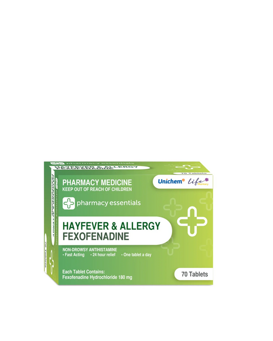 Pharmacy Essentials Fexofenadine 180mg Tablets 70s