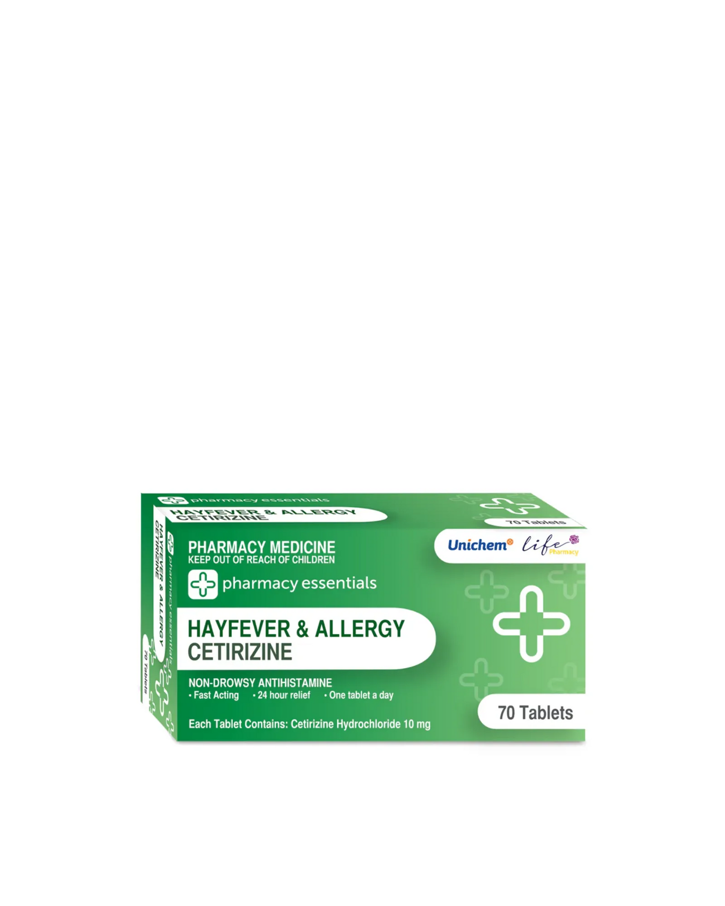 Pharmacy Essentials Cetirizine 10mg Tablets 70s