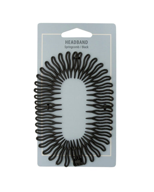 Mae Headband Springcomb Black