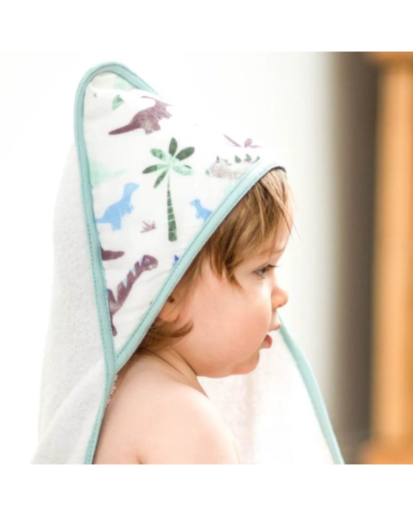 Hooded Towel+Washers Daryl Dino