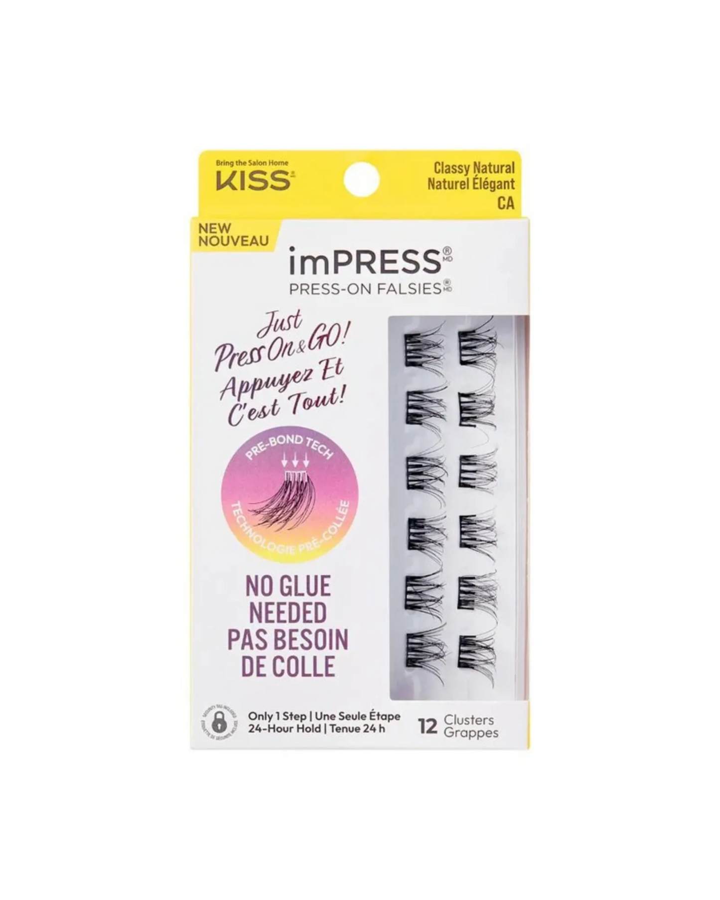 ImPress Press-On Falsies Classy Natural Refill 12pk