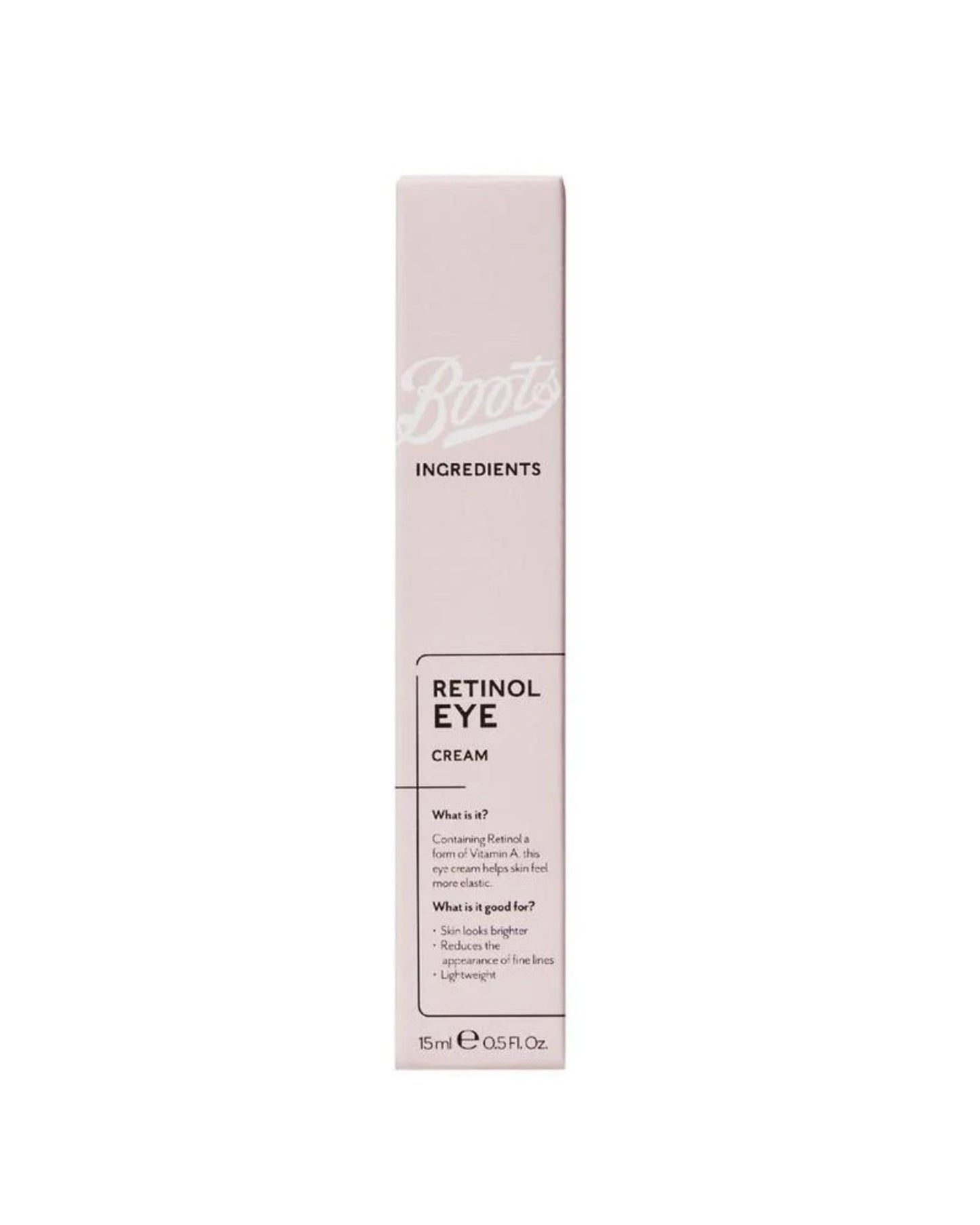 Boots Ingredients Retinol Eye Cream 15ml