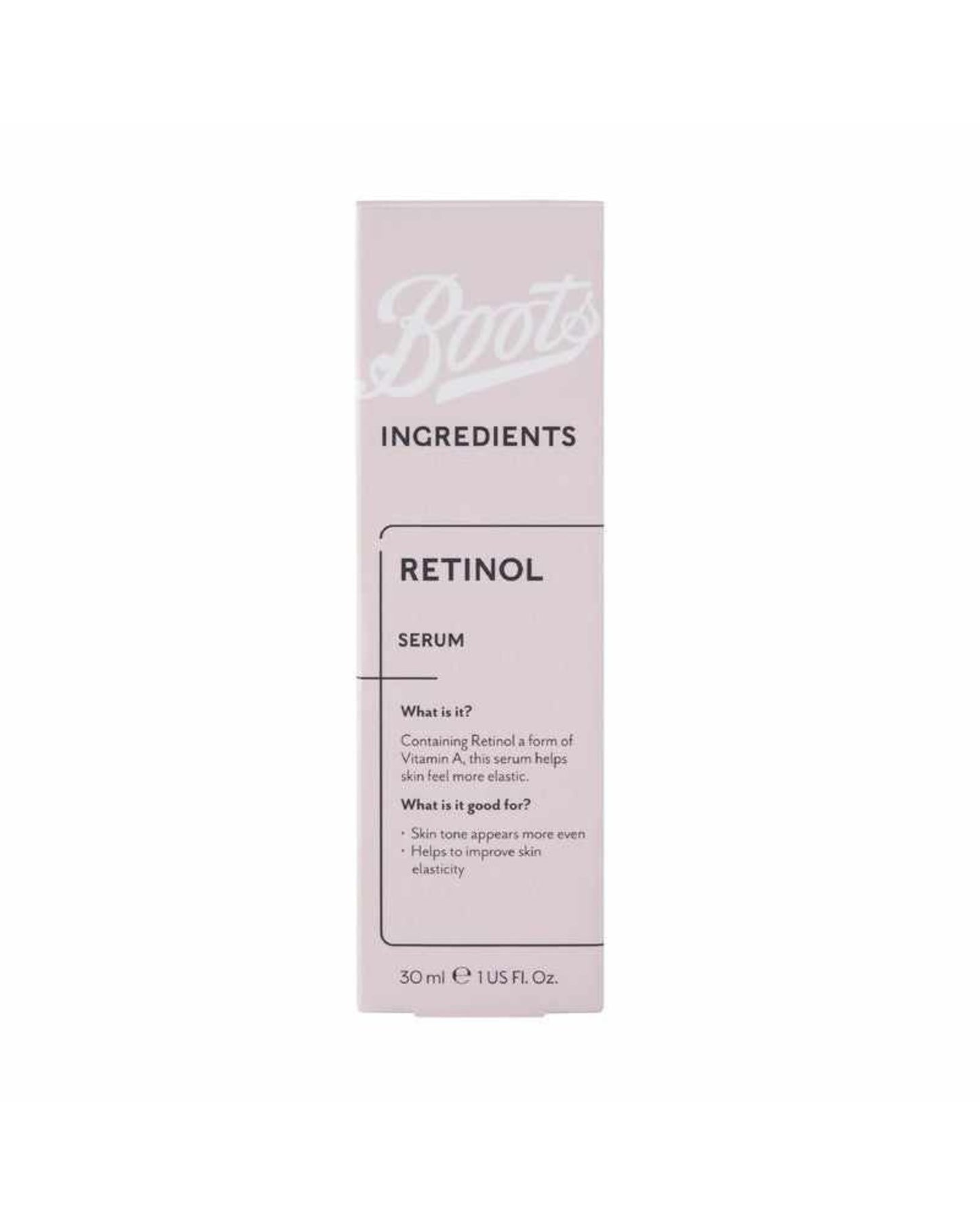 Boots Ingredients Retinol Serum 30ml