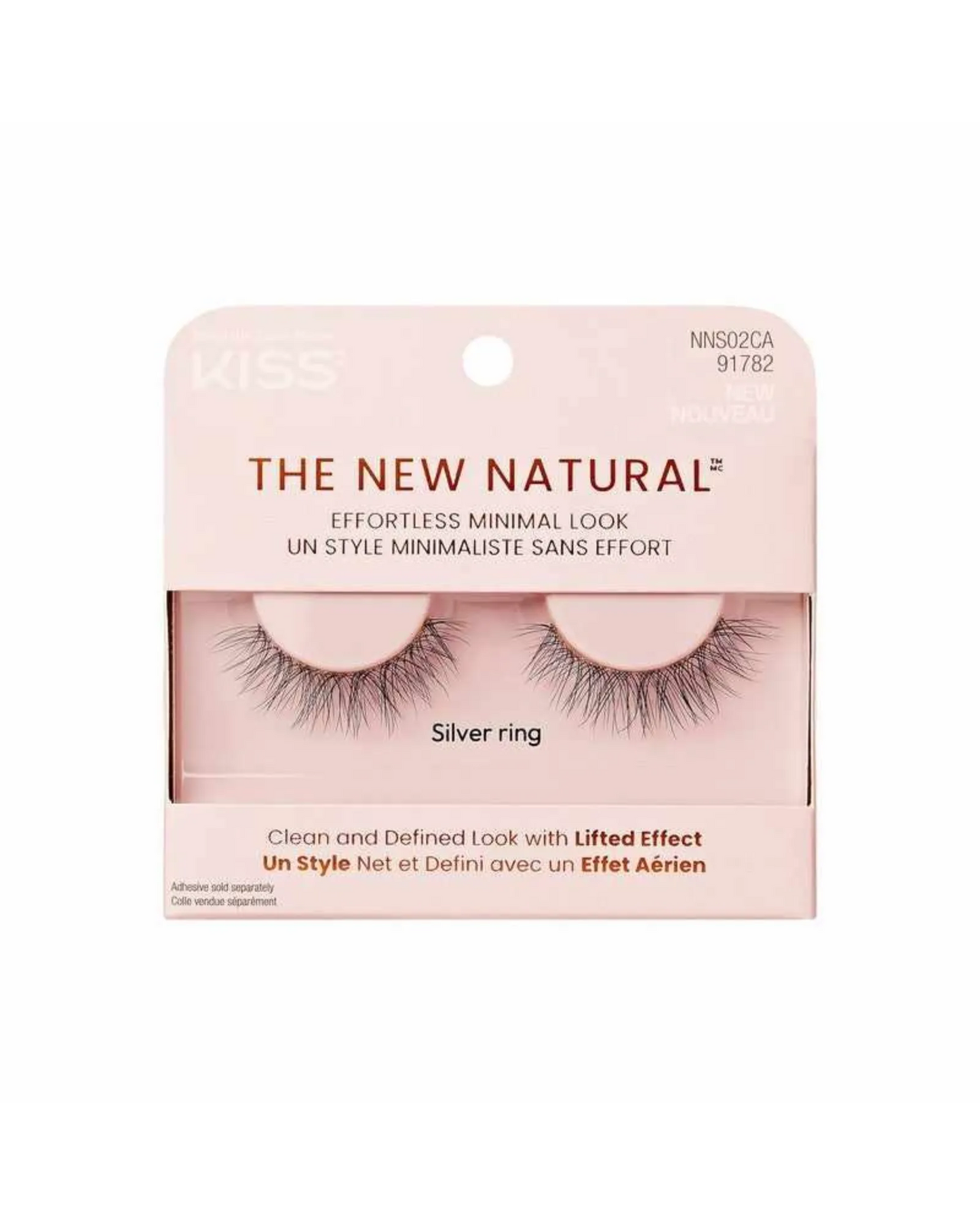 KISS The New Natural Lashes Silver Ring