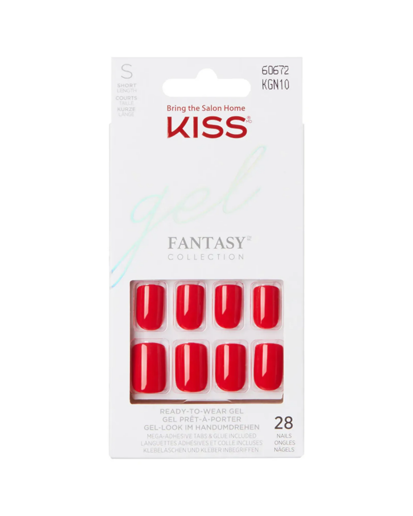 KISS Gel Fantasy Nails Whatever 24pk
