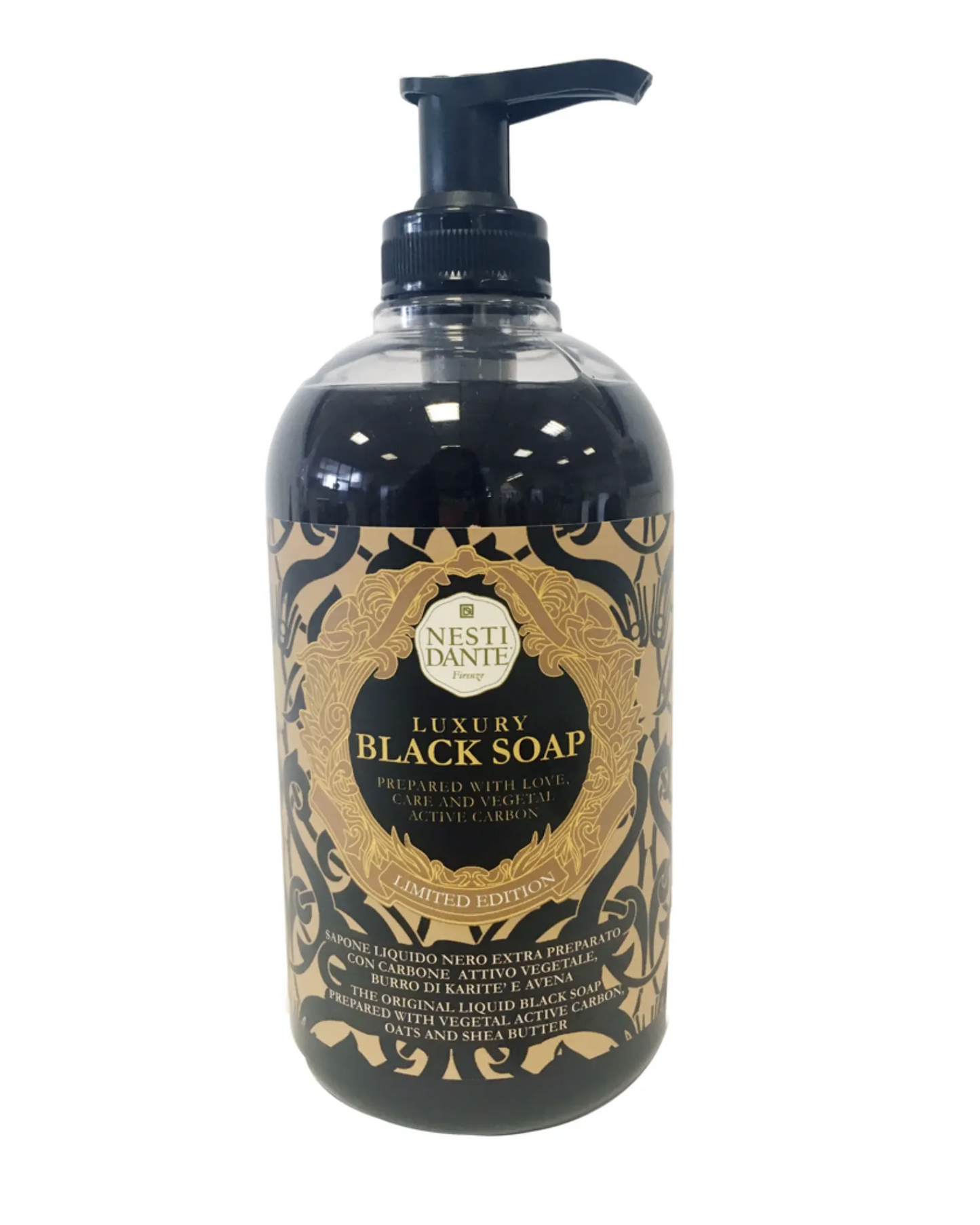 Nesti Dante, Liquid Soap, Shea Butter, Activated Charcoal, Oats, Gift