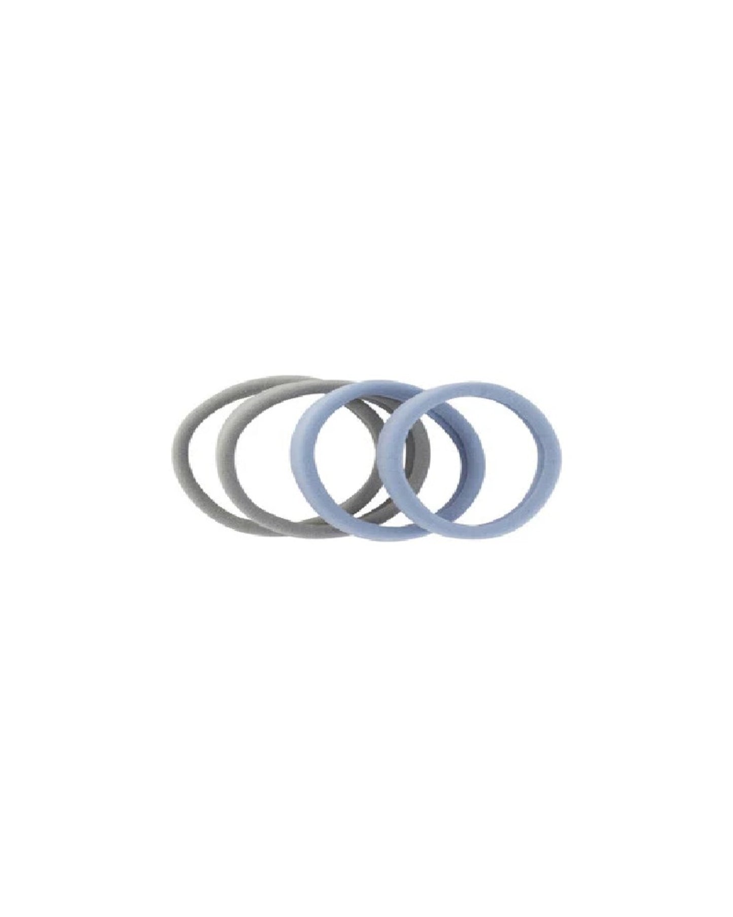 Mae Elastic XL Blue Grey 4pk