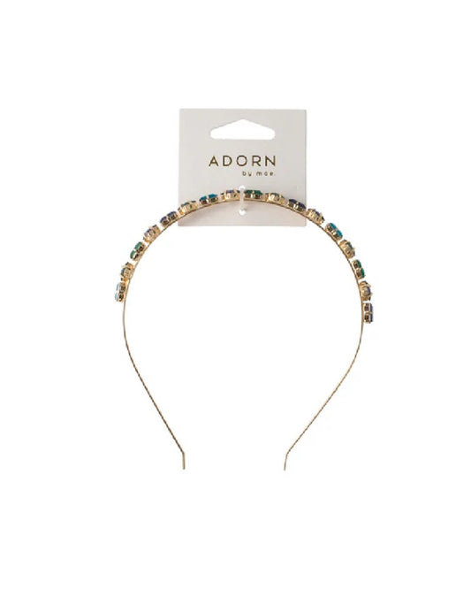 Mae Headband Jewelled Green