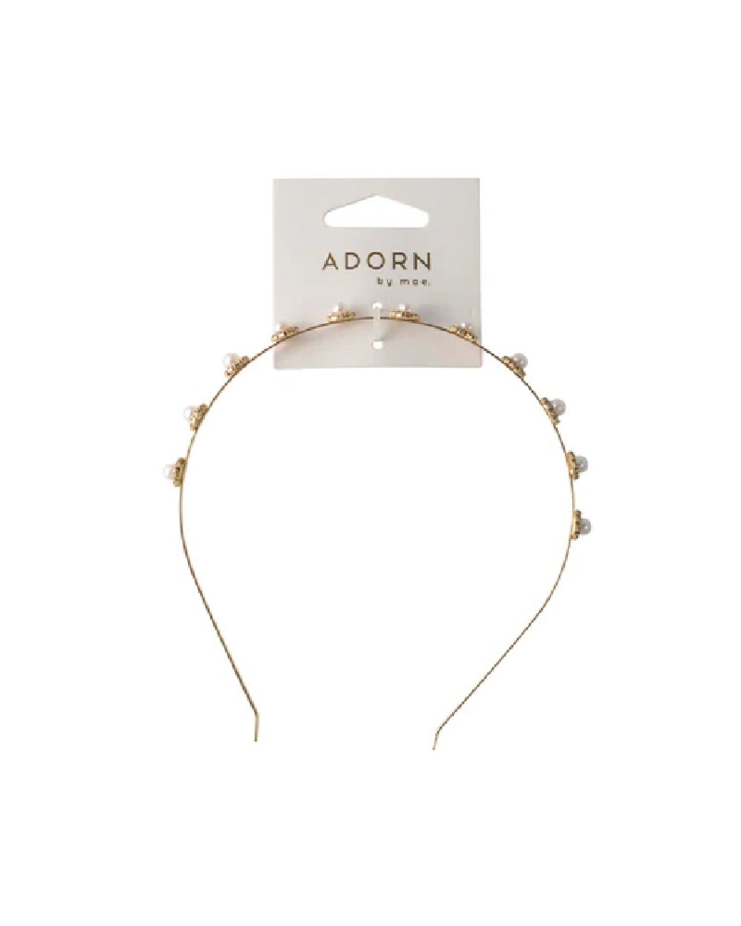 Adorn By Mae Headband Pearl & Diamante