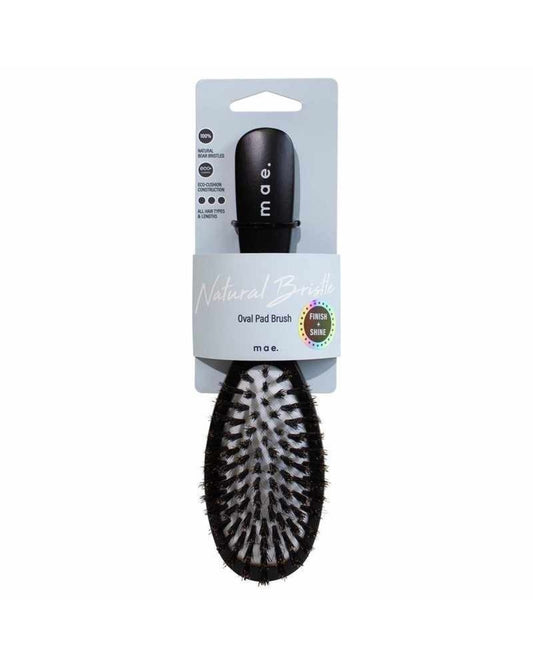 Mae Brush Natural Bristle Oval Pad Boar