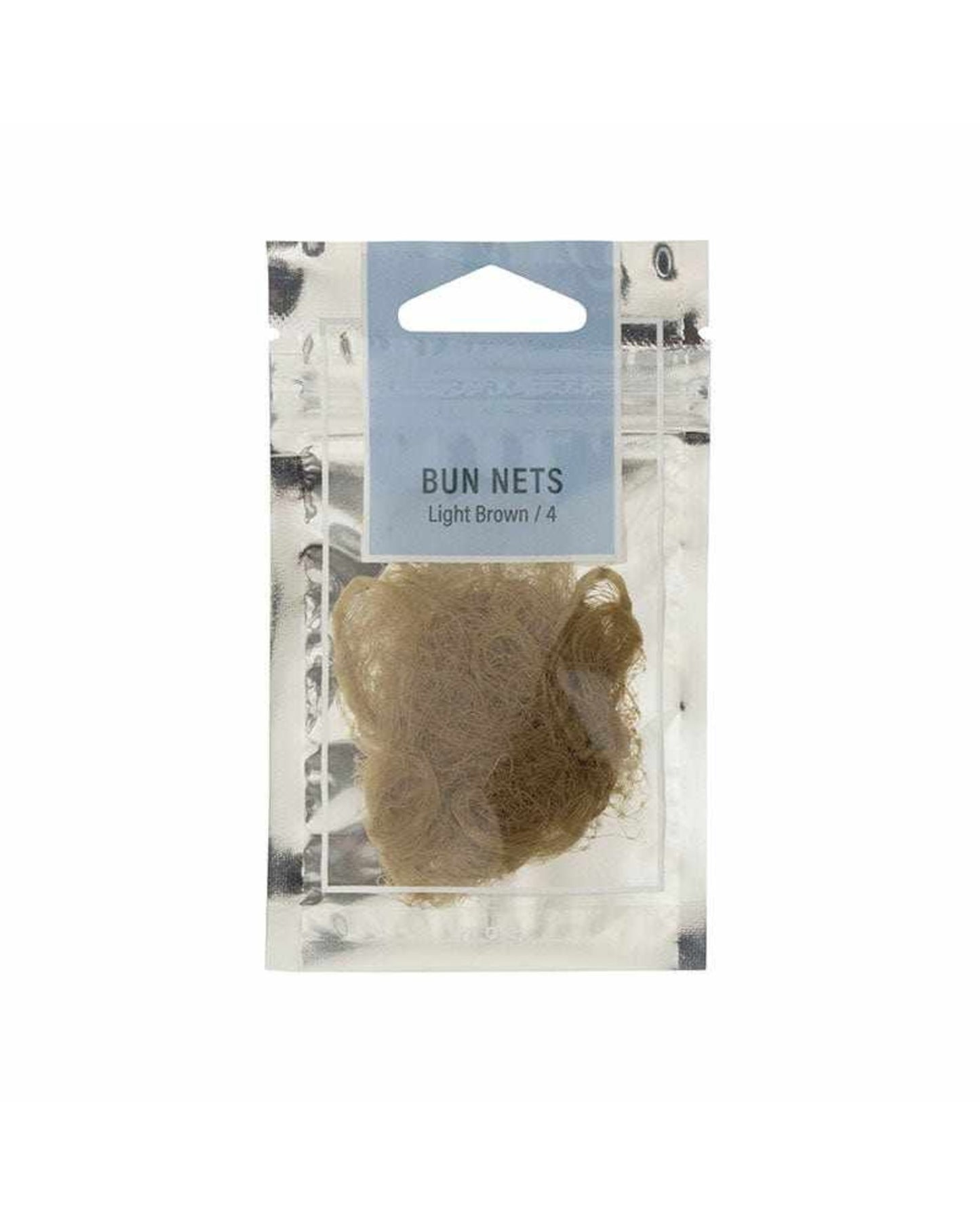 Mae Bun Net Light Brown 4pk